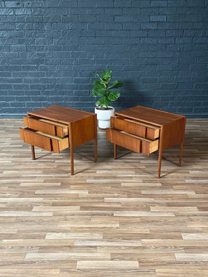 Pair of Mid-Century Modern “Parallel” Night Stands by Barney Flagg for Drexel, c.1960’s
