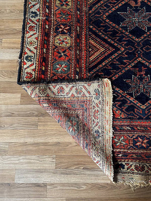 Antique Persian Afshar Tribal Rug Hand-Knotted Wool c.1920’s