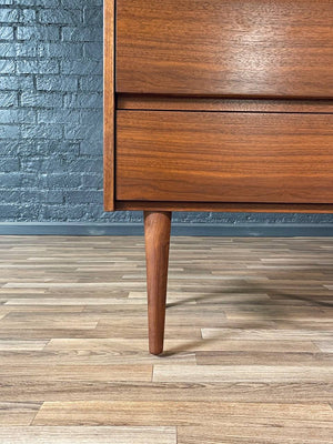 Mid-Century Modern Walnut 3-Drawer Dresser, c.1960’s