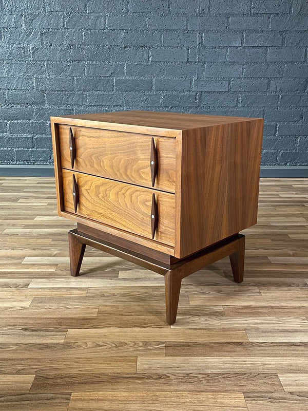 Pair of Mid-Century Modern Sculpted Night Stands by American of Martinsville, c.1960’s