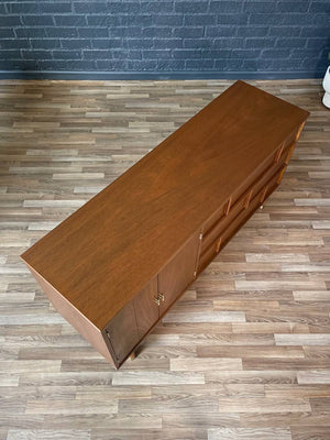 Mid-Century Modern Dresser w, Brass Accents, c.1960’s