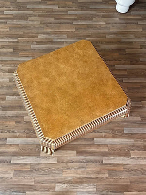 Hollywood Regency Scroll Coffee Table by Alessandro for Baker, c.1980’s