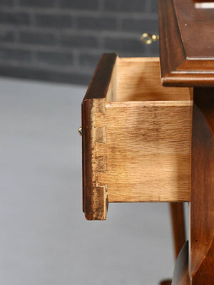 American Queen Anne Revival Wood Writing Desk by Lane Furniture, c.1970's