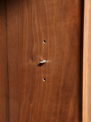 Mid Century Modern Solid Walnut 3-Door Credenza by Ace-Hi, c.1960's