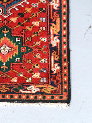 Vintage Persian Karajeh Hand-Knotted Wool Runner Rug, c.1960’s