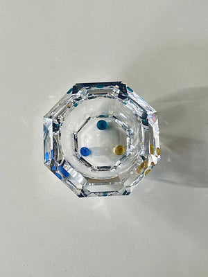 Joel Desgrippes Crystal Colorado Bowl for Swarovski