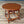 American Colonial Style Round Maple Side Table w/ Turned Legs, c.1930’s