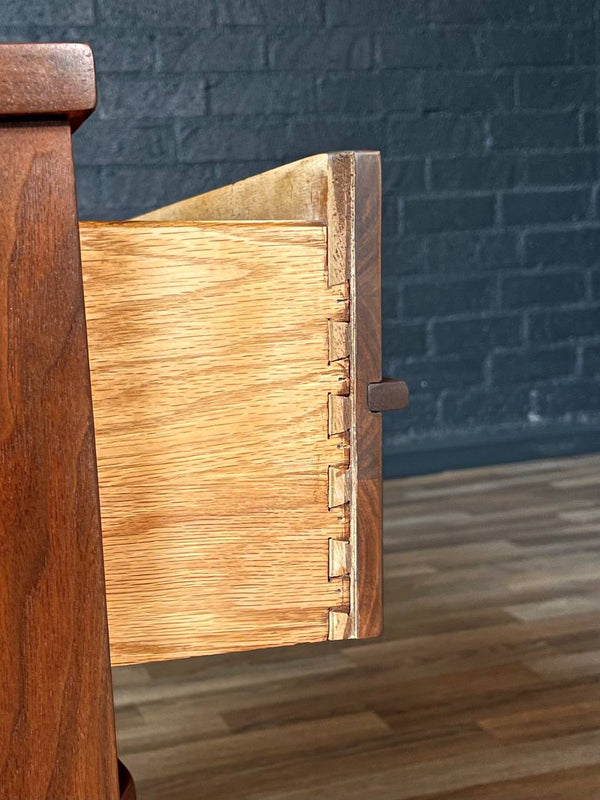 Mid-Century Modern Sculpted Walnut Night Stand, c.1960’s