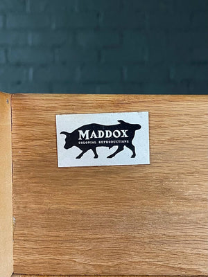 American Colonial Cherry Drop-Down Desk by Maddox, c.1950’s