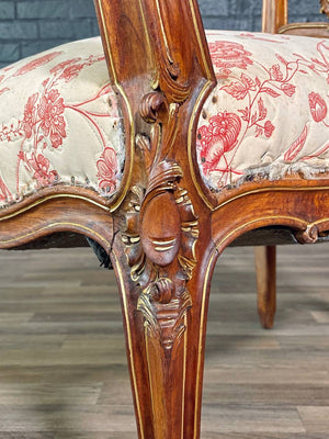 French Louis XV Rococo Style Boudoir Dressing Bench, c.1920’s