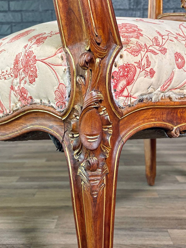 French Louis XV Rococo Style Boudoir Dressing Bench, c.1920’s