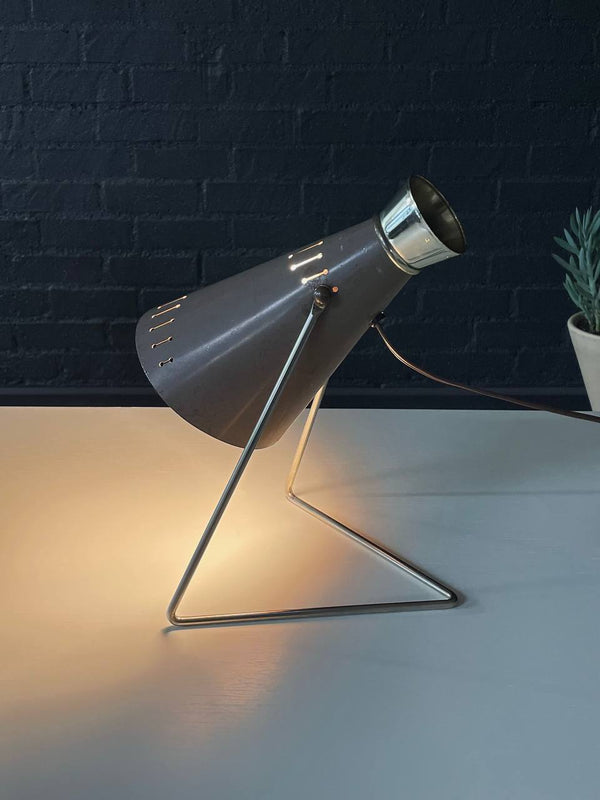 Mid-Century Modern Adjustable Cone Shape Table Lamp, c.1960’s