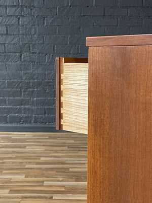 Mid-Century Modern Walnut 3-Drawer Dresser by LA Period, c.1960’s