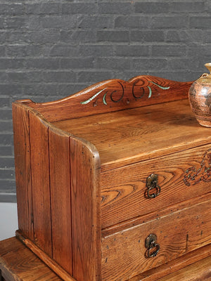 Spanish Colonial Monterey Style Carved Oak Dresser by Karpen, c.1930’s