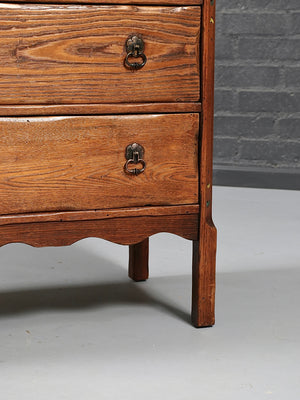 Spanish Colonial Monterey Style Carved Oak Dresser by Karpen, c.1930’s