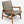 Jens Risom Model-654 Walnut & Woven Lounge Chair for Knoll Studio