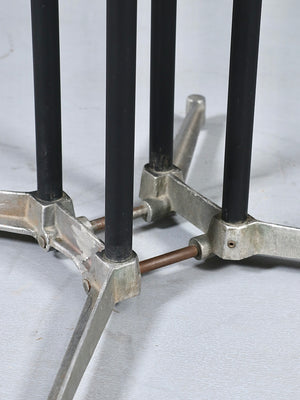 Postmodern “Grid” Aluminum & Glass Dining Table by Robert Josten, c.1970’s