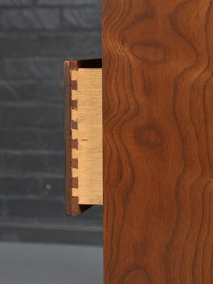 Mid-Century Modern Walnut Highboy Dresser, c.1960’s