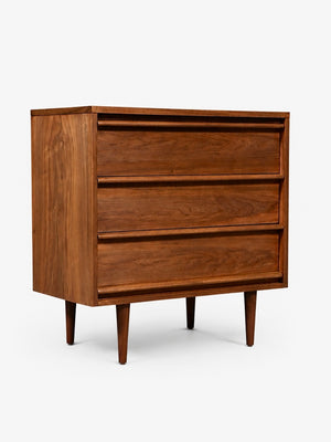 Mid Century Modern 3-Drawer Walnut Dresser by Lane, c.1960’s