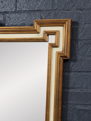 Vintage Neoclassical Revival Giltwood Greek Key Wall Mirror, c.1960’s