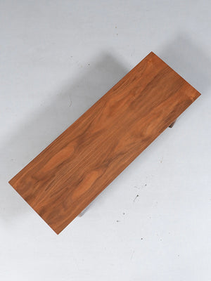 Mid-Century Modern Sculpted Walnut Coffee Table, c.1960's
