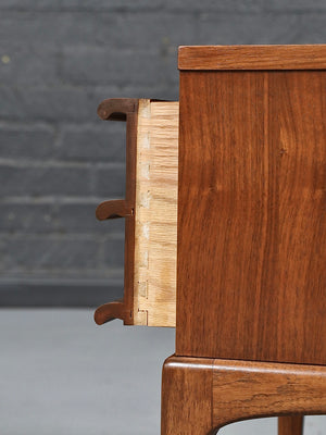 Mid-Century Modern “Rhythm” Walnut Night Stand by Lane c.1960's