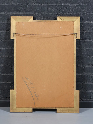 Vintage Neoclassical Revival Giltwood Greek Key Wall Mirror, c.1960’s