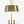 Vintage French Bouillotte Style Brass & Painted Tole Table Lamp, c.1960’s