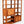 Post Modern Oak Bookshelf Shelving Unit  c.1980's