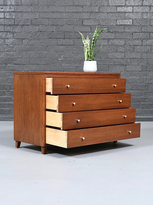 Mid-Century Modern “Oakmasters” 4-Drawer Dresser by Mattson Modern, c.1950’s