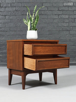 Single Mid-Century Modern Walnut Night Stand, c.1960’s