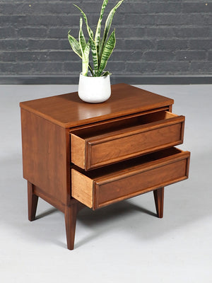 Single Mid-Century Modern Walnut Night Stand, c.1960’s