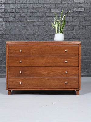 Mid-Century Modern “Oakmasters” 4-Drawer Dresser by Mattson Modern, c.1950’s