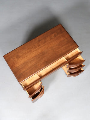 Vintage Heywood Wakefield “Streamline Modern” Desk, c.1940’s