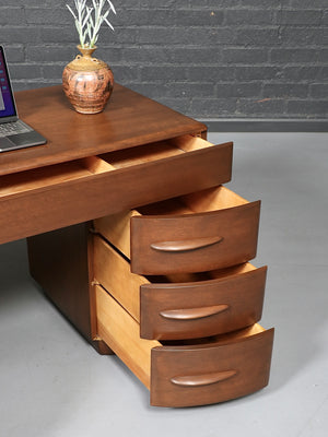 Vintage Heywood Wakefield “Streamline Modern” Desk, c.1940’s