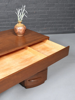 Vintage Heywood Wakefield “Streamline Modern” Desk, c.1940’s