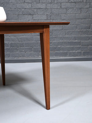 Mid Century Modern Expanding Sculpted Walnut Dining Table, c.1960’s