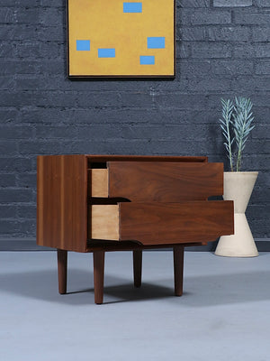 Mid-Century Modern Walnut Night Stand by Kent-Coffey, c.1960’s