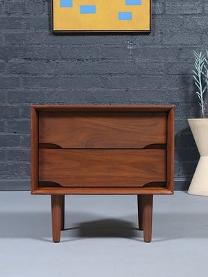 Mid-Century Modern Walnut Night Stand by Kent-Coffey, c.1960’s