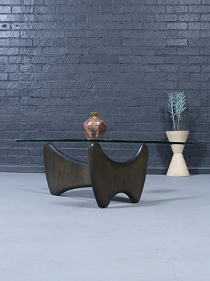 Biomorphic “Sanders” Sculpted Coffee Table by Room & Board