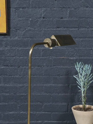 Mid-Century Modernist Articulating Brass Reading Floor Lamp, c.1960’s