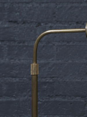 Mid-Century Modernist Articulating Brass Reading Floor Lamp, c.1960’s