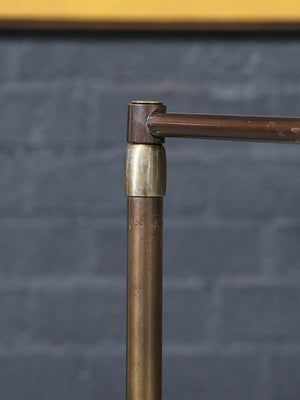Mid-Century Modern Articulating Brass Reading Floor Lamp, c.1970’s