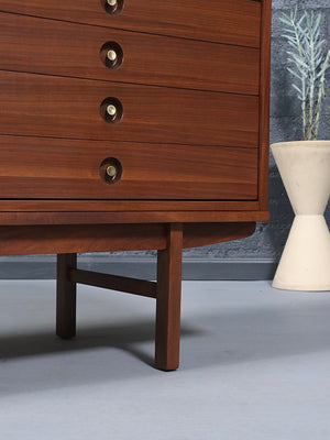 Mid-Century Modern Walnut Dresser by United Furniture, c.1960’s