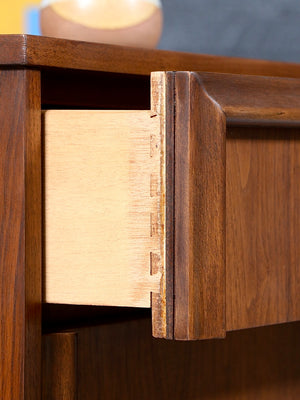 Mid-Century Modern Walnut Highboy Dresser by Union Made Carpenters, c.1960’s