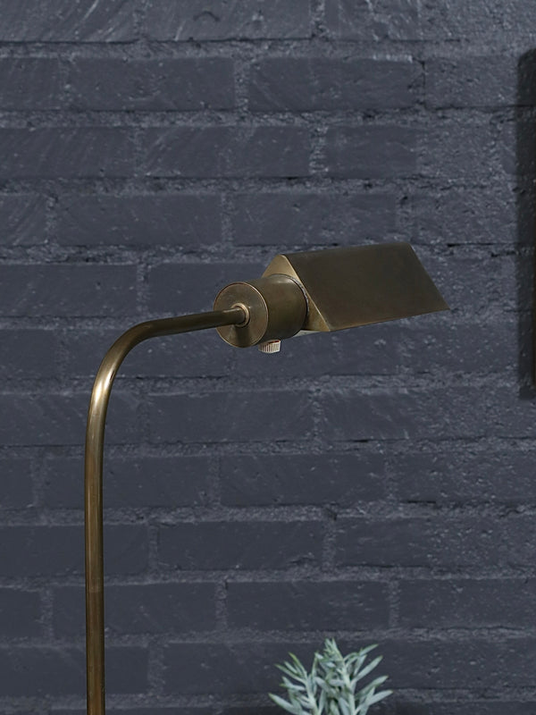 Mid-Century Modern Articulating Brass Reading Floor Lamp, c.1960’s