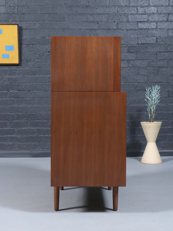 Mid-Century Modern Walnut Highboy Dresser by Kent-Coffey, c.1960’s