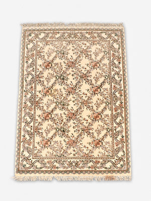 Vintage French Aubusson Savonnerie Revival Floral Rug, c.1990’s