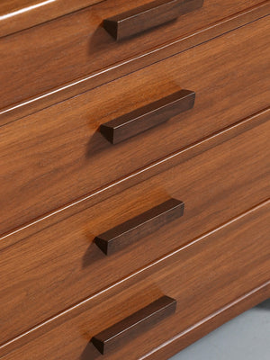 Mid Century Modern Walnut Dresser by Milling Road / Baker Furniture c.1960's