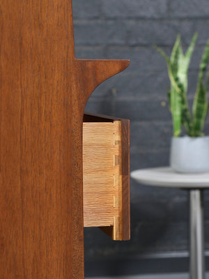 Mid Century Modern Profile Highboy by John Van Koert for Drexel, c.1950's